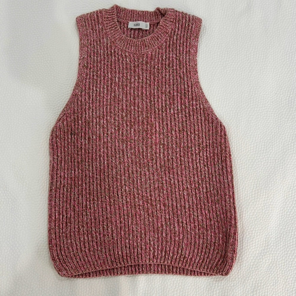 CLOSED Sleeveless Knit Sweater - Pink